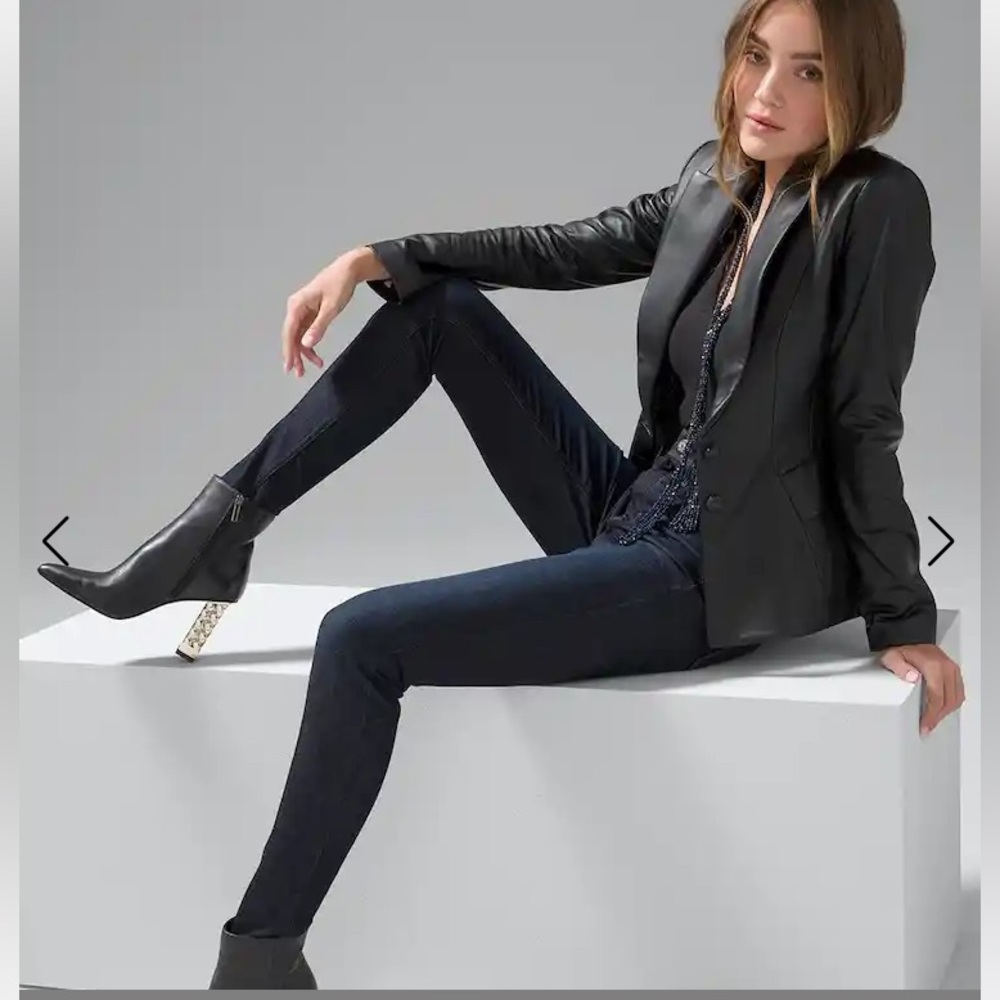WHBM The Sculpt High Rise Skinny Ankle Jeans